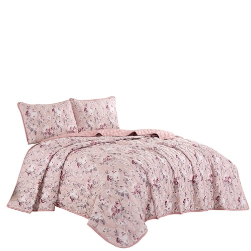 Flora 3PC BEDSPREAD SET - Picture 2 of 6