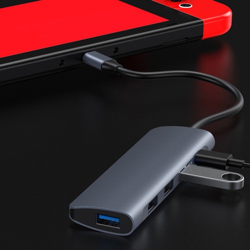 5-in-1 USB Type-c Hub with PD Charging Port USB3.0 Multi-function Hub - 第 3/11 張圖片