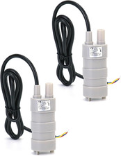 12V Submersible Water Pump, 2 Pack 6-15V DC Mini Transfer Pump 600L/H, 5M