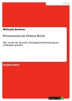 Pressezensur Im Dritten Reich (Buch)
