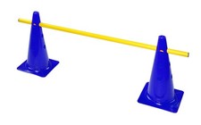 Steckhürdenset, Kegelhürden 1er | 38cm | bl...
