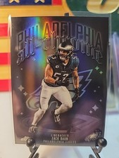 2025 Topps Chrome Zach Baun All Chrome Refractor Philadelphia Eagles #ACT-22