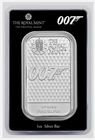 1 OZ .9999 FINE SILVER BAR 007 JAMES BOND DIAMONDS ARE FOREVER - BLISTER PACK