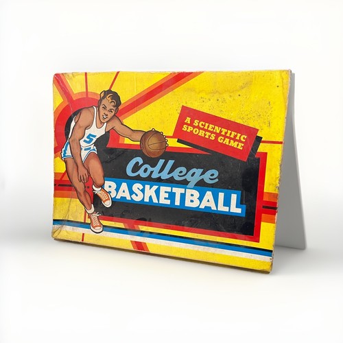 1954 College Basketball "A scientific Sports Game" Board Game, Great Graphics