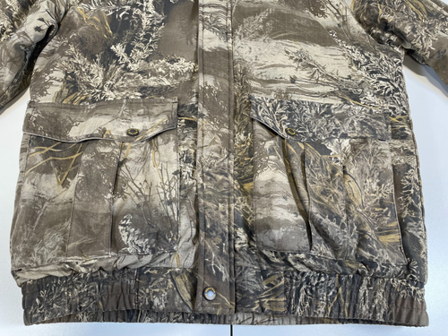 Realtree Max-1 XT Camo Mens Hunting Hooded Bomber Jacket Sz M 38-40 - Picture 5 of 10