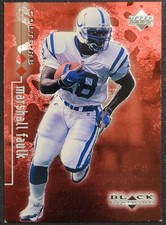 1998 UPPER DECK BLACK DIAMOND MARSHALL FAULK #34 ROOKIE RC DOUBLE DIAMOND /3000