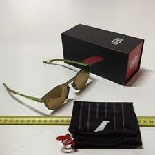 LEGERE ROUND Matte Metallic Viperidae Bronze Mirror Lens Lunettes 100 percent %