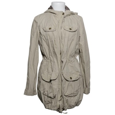 Parka, Damen, Größe: 44/46, Beige, Baumwolle/Polyester, Einfarbig #ppl