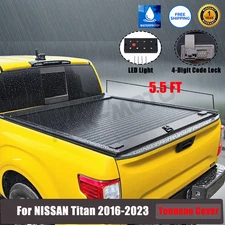 5.5FT Hard Retractable Truck Bed Cover For NISSAN Titan 2016-2024