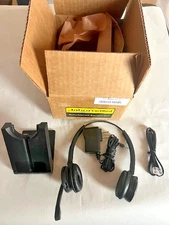 Jabra Pro 920 Duo Wireless Headset - Black Reconditioned in Box with Accessories