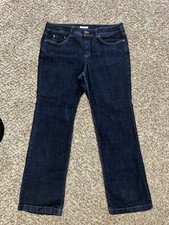 Jones New York Women’s Jeans Stretch Bootcut Dark Blue Denim Sz 34”