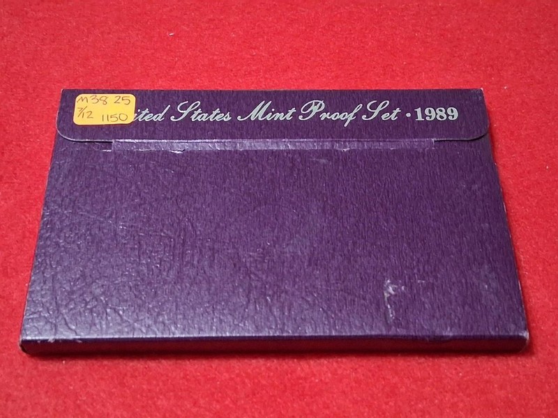 1989-S US Mint 5 Coin Proof Set. Ultra Cameos.  OGP                    #MF-3825