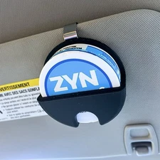 Zyn Can Tins Visor Clip Holder Holster Belt Loop Pouch Storage Case