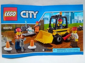 LEGO CITY 60072 Demolition Starter Set 100% Complete w/ Instructions & Minifigs