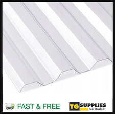 High Impact GrecaPlex® Clear Polycarbonate Corrugated Roofing Sheet Panels