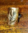 Vintage Copper & Sterling Pine Cone Ring-STUART NYE JEWELRY-Adjustable-ASHEVILLE