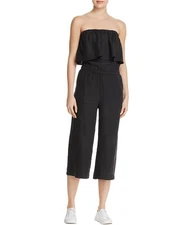 Joie Womens Brogan Jumpsuit, Black, Large