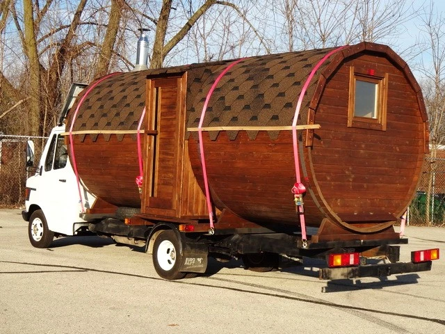 The sauna is brand new, with Russian construction and a Finnish oven.