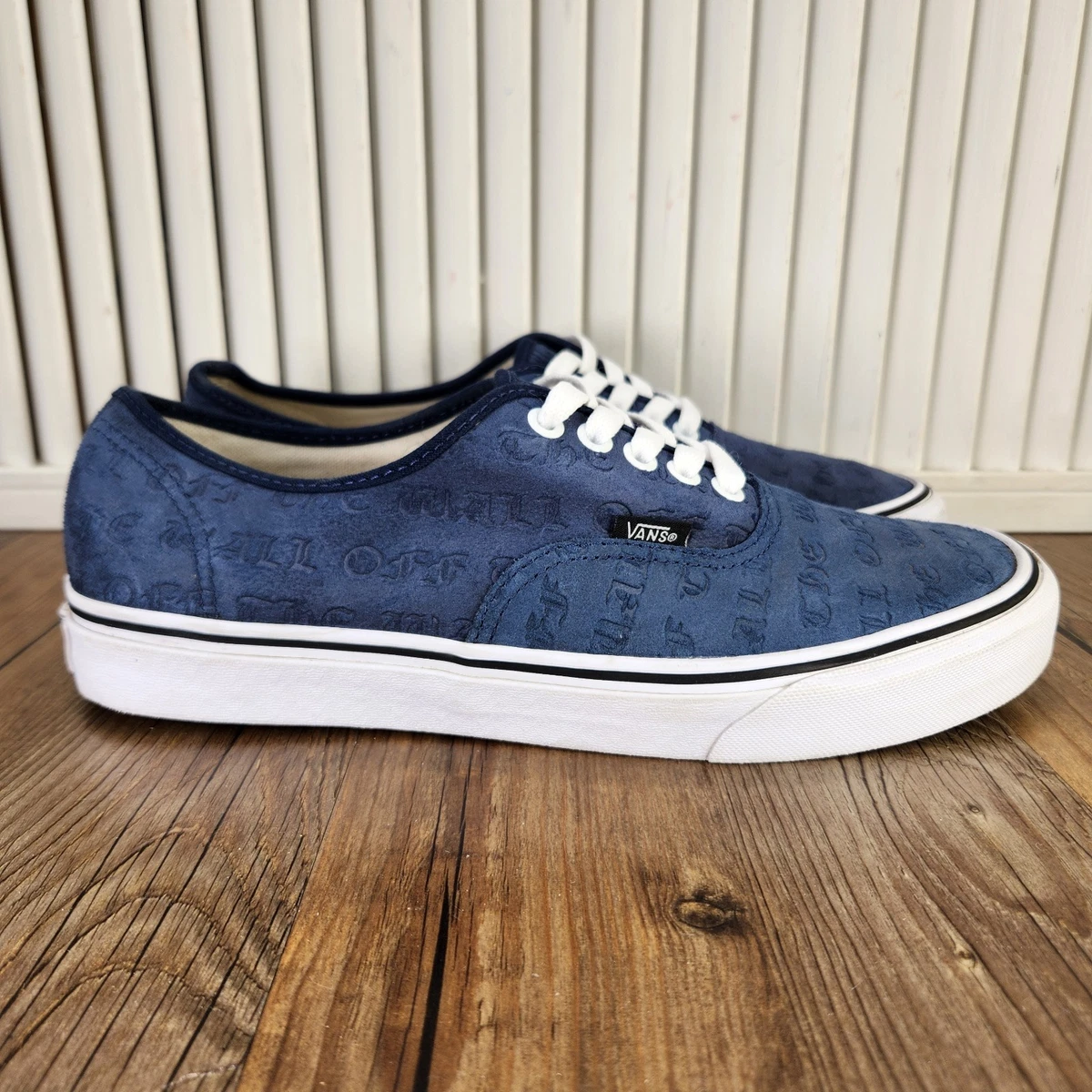 VANS Authentic Off The Wall Blue | eBay display picture 1