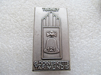 altes Abzeichen - Schlaraffia Turney Glöcknerkette Tarimundis - ca. 5,5 cm