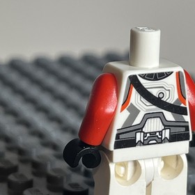 Lego Star Wars Republic Trooper Jace Malcom Sw0391 Set 9497 Parts Torso Legs 2H