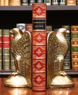 1881 The Life & Adventures of Robinson Crusoe by Daniel De Foe Illustrated