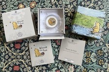 Royal Mint 2020 Winnie The Pooh Silver Proof 50p Coloured Coin