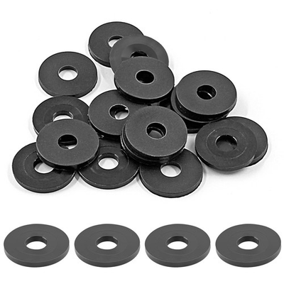 #ad Qjaiune 20 Pack 3 4 Inch Black Washers for Shower Door Handle 20 Pack $9.18