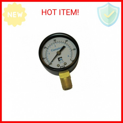 #ad Campbell 0 psi 60 psi Pressure Gauge $21.49