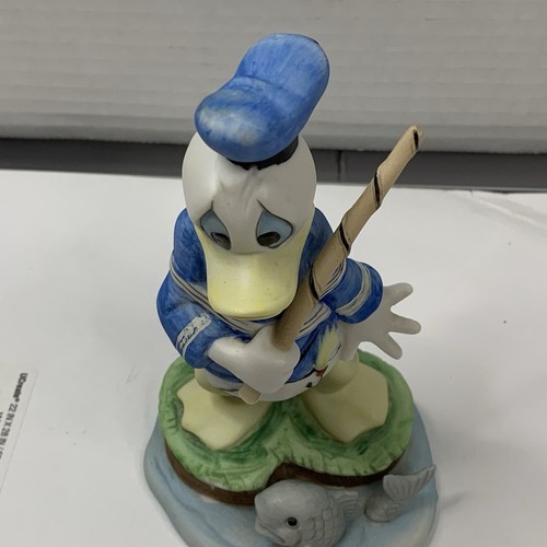 VTG Walt Disney Donald Duck Figure Statue Collectible Ceramic 90s Funny Cute - Picture 2 of 9