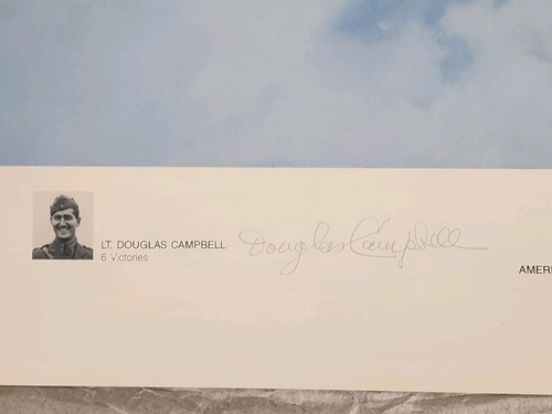 Roy Grinnell "Fifth Victory" WWI Aviation co-signed by Lt. Douglas Campbell COA - Imagen 5 de 14