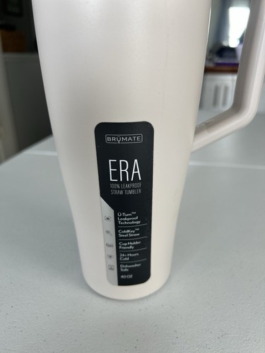 NWT Brümate Era Straw Tumbler 40oz - Mocha - Leakproof Insulated Handle Straw - Picture 2 of 5