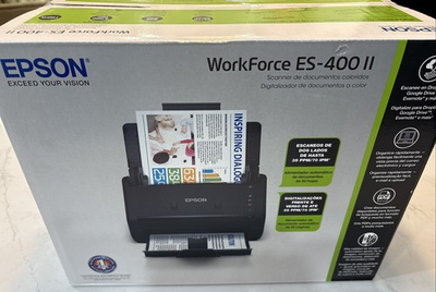#ad Epson WorkForce ES 400 II Desktop Scanner Duplex ADF PDF Creation 600 dpi $229.99