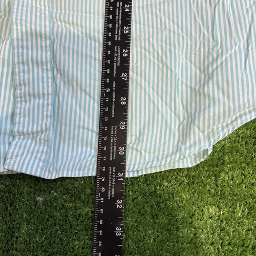 Ralph Lauren Shirt Mens XL Blue Striped Pink Pony Casual Button Up Long Sleeve - Picture 5 of 5