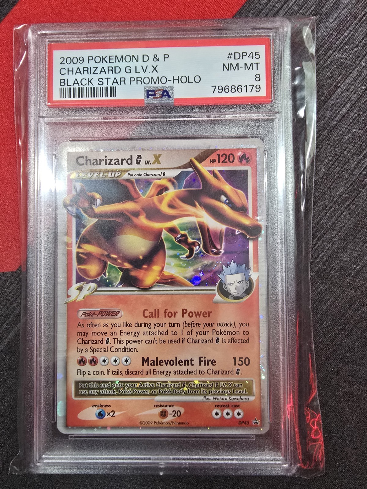 Charizard G LV.X DP45 Diamond and Pearl Promo Pokemon 2009 PSA 8