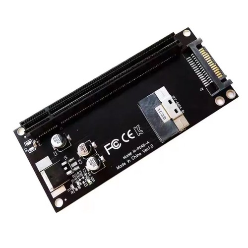 SFF-8654 8i to PCIe 4.0 x16 Extension Card Graphics Card Adapter PCIe Adapter - Zdjęcie 2 z 9