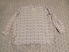 Lanz of Salzburg flannel nightgown made in USA READ floral heart cottage cozy