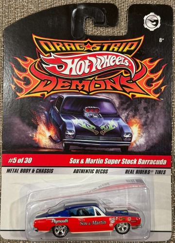 2009 Hot Wheels Drag Strip Demons Sox & Martin Super Stock Barracuda # 5 of 30