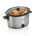 10-Quart Stainless Steel Large Slow Cooker