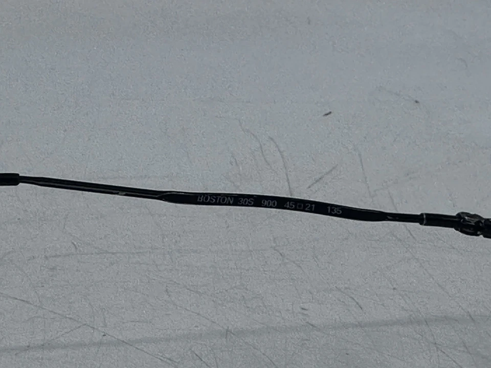 Neostyle Boston 30 S 900 Matte Black Silver Oval Eyeglasses Frame Italy - Image 4 of 4