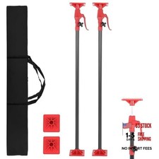 Cabinet Jack Support Pole, 45 in-114 in Adjustable Cabinet 2 Pack-45"-114"