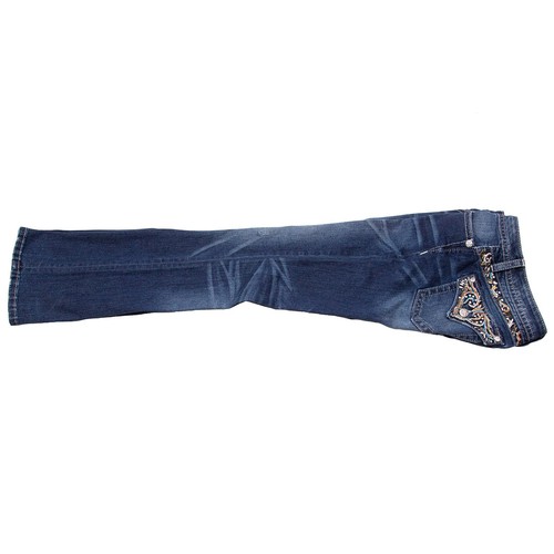 Miss Me Jeans Women Sz 28 Signature Boot (fit 30x33) Bling Flab Pockets Low Rise - Picture 5 of 15