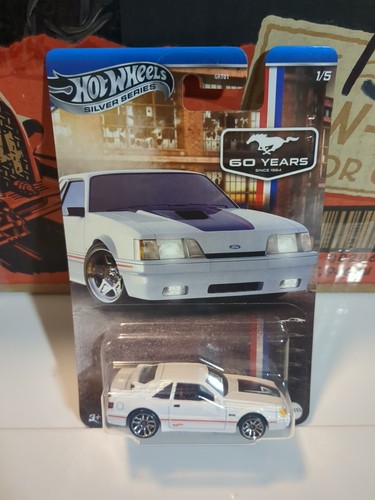 Hot Wheels Silver Series 84 Ford Mustang SVO Fox Body 60 Years - Picture 3 of 5
