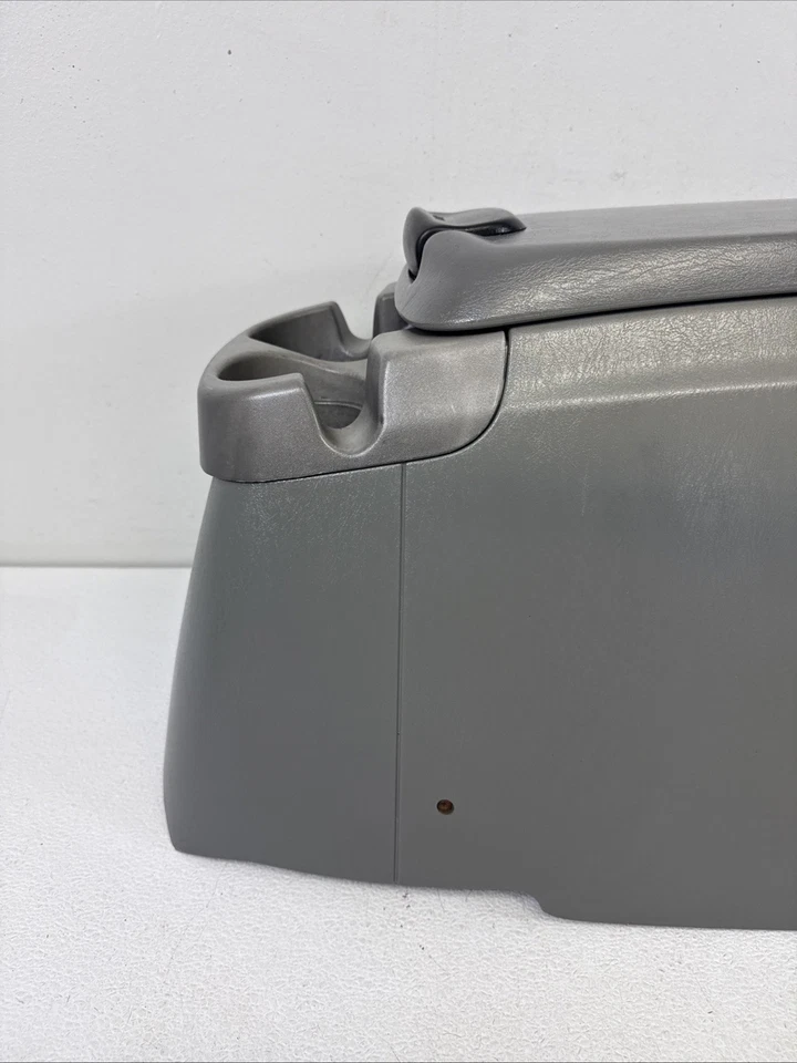 99-07 Ford F-250 Super Duty Excursion Center Console Gray Two Tone OEM - Image 2 of 4