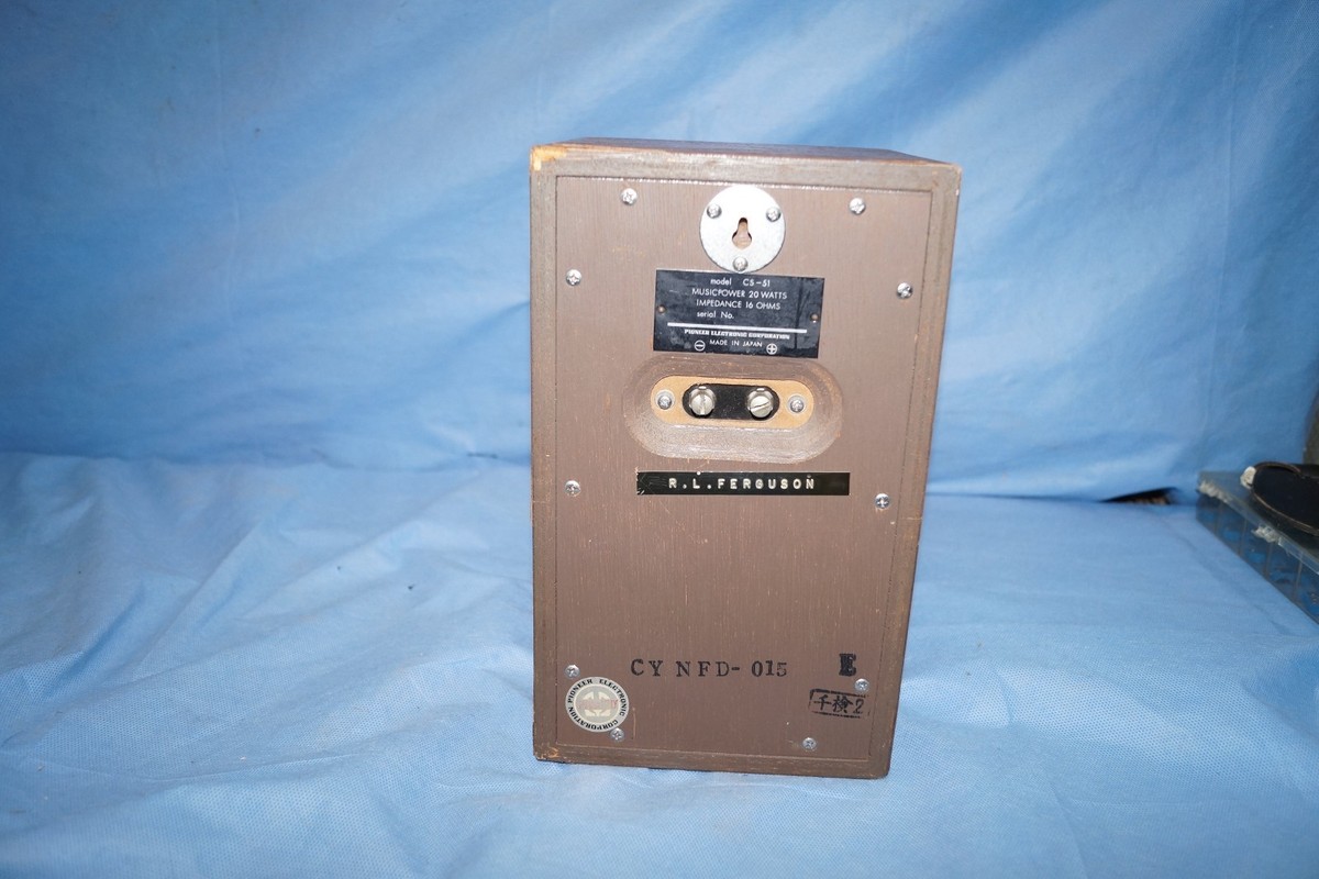 Single Pioneer CS-51 Bookshelf Speaker | eBay