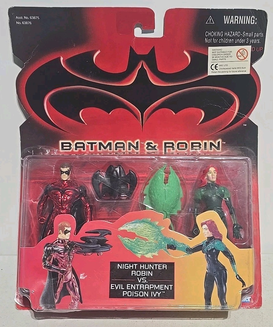 Batman & Robin Night Hunter Robin VS Evil Entrapment Poison Ivy action Figures