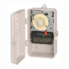 Intermatic T104p3 Mechanical Timer Double Pole 40 Amp For Indoor Outdoor Use