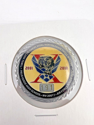 Paloverde High School Nevada Air Force Junior ROTC I Will Not Lie Challenge Coin