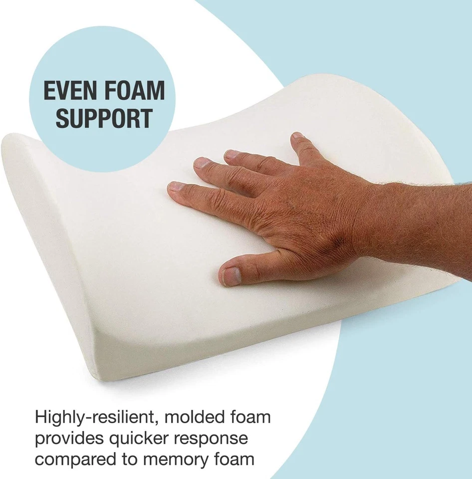 DMI Almohada de Soporte Lumbar para Silla para Ayudar con Soporte de Espalda con Extraíble W Foto 3 de 4