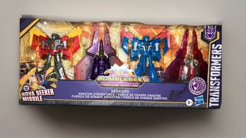 Transformers Bumblebee Cyberverse Adventures Seekers Sinister Strike Force 4-PK - Picture 10 of 14